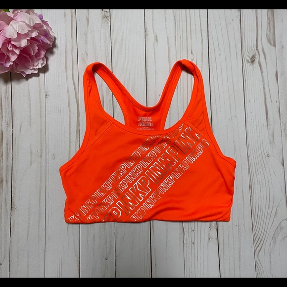 PINK Victoria's Secret Other - Victoria’s Secret Pink Sports Bra Neon Orange S